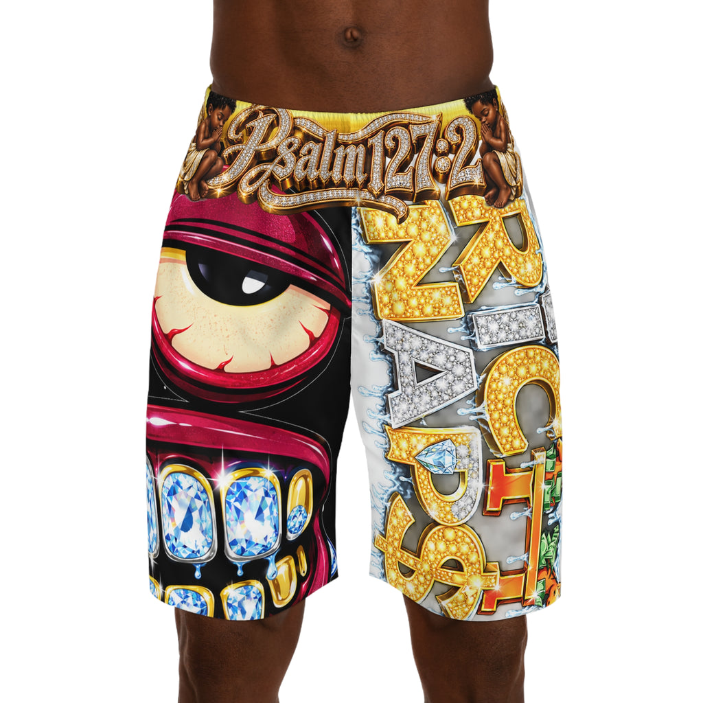 RICH NAPS®️ Psalm 127:2 Jogger Shorts